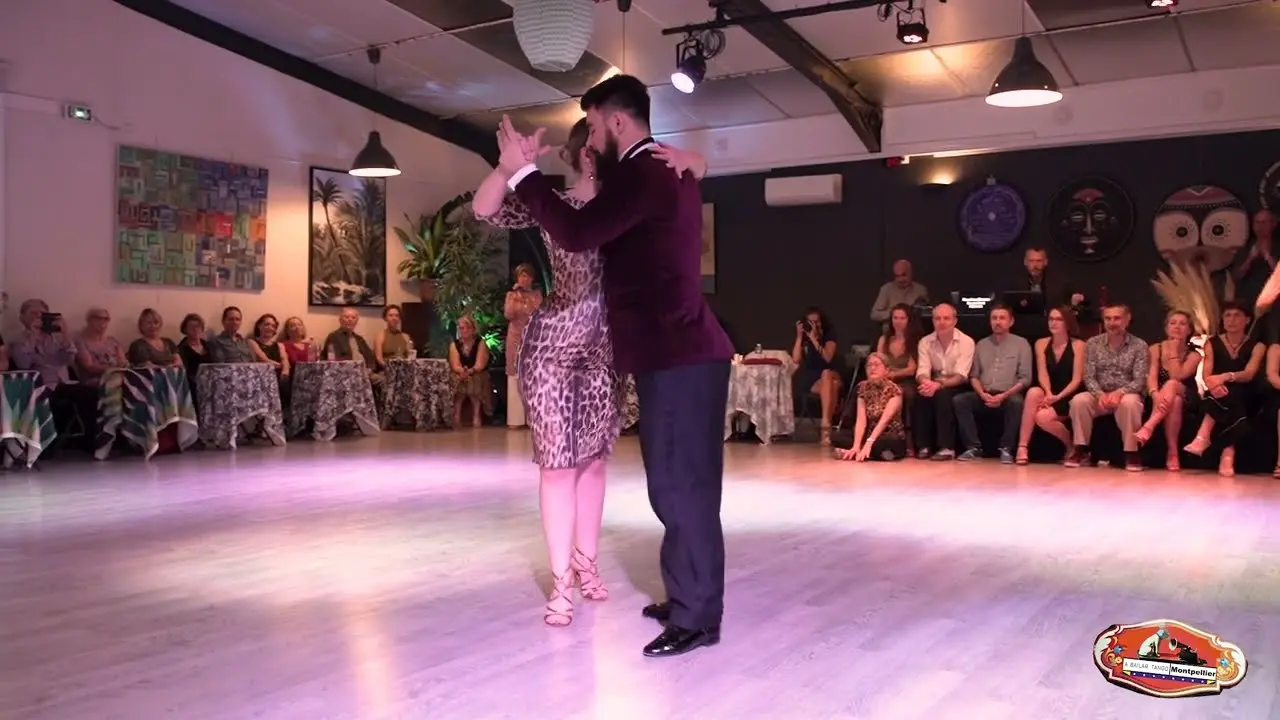 Video thumbnail for Maja Petrović & Marko Miljević – Bajo un cielo de estrellas – Milonga Feroz, El Salon de Tango 04/02