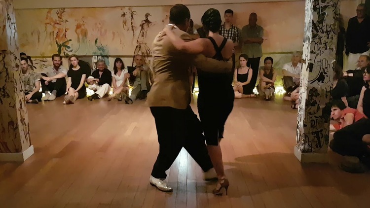 Performance by Octavio Fernandez & Corina Herrera ❤@ La Grande Tutti + El Garon union - Paris - Malandraca