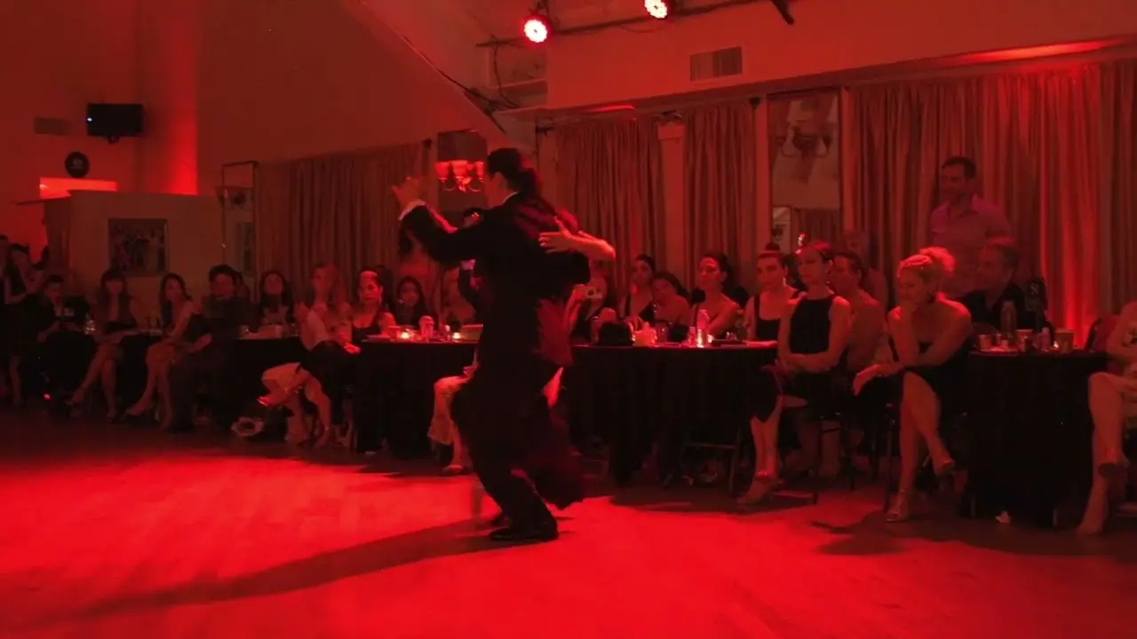 Video thumbnail for Carlos Barrionuevo and Mayte Valdés at Milonga Corazón 2/3