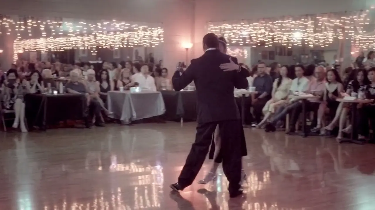 Video thumbnail for Carlos Barrionuevo and Mayte Valdes at Milonga Sonata 2/3