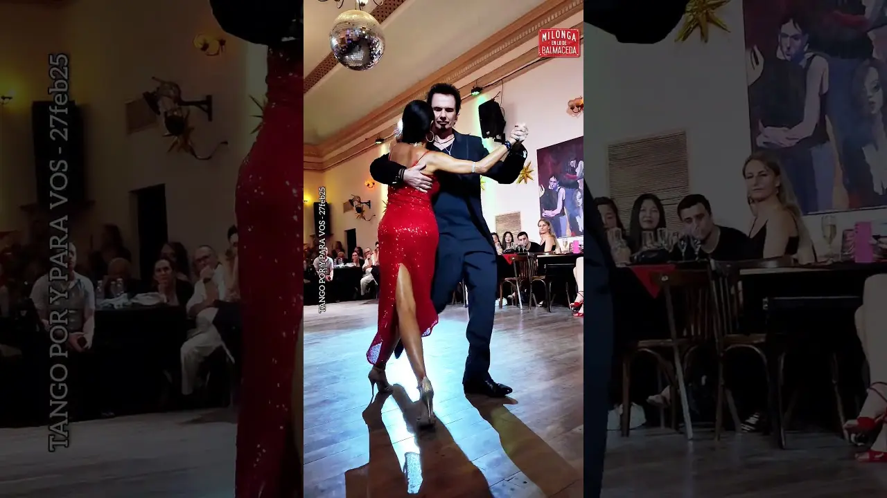 Video thumbnail for Reel. Monika Wydrowska y Ryszard Musial. La Trilla (Di Sarli) En lo de Balmaceda Milonga 27feb25