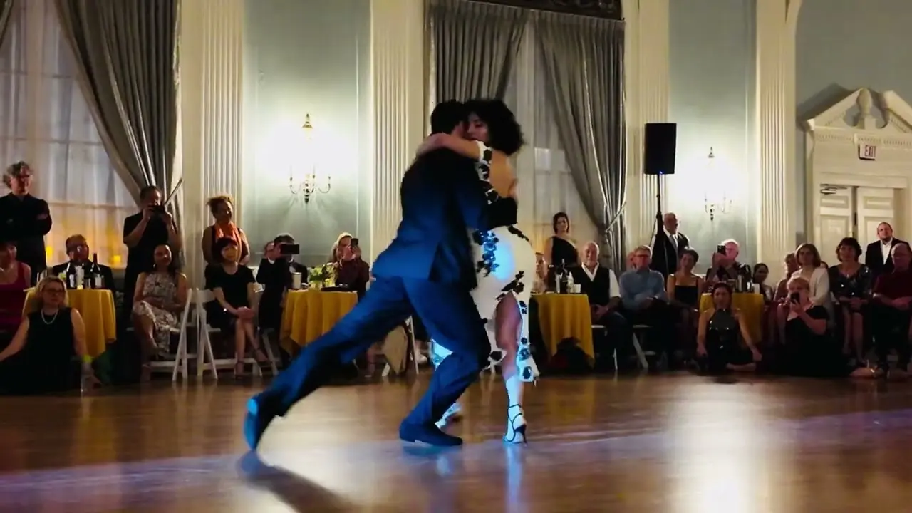 Video thumbnail for Lorena Tarantino and Gianpiero Galdi performing in Austin Spring Tango Festival 2025