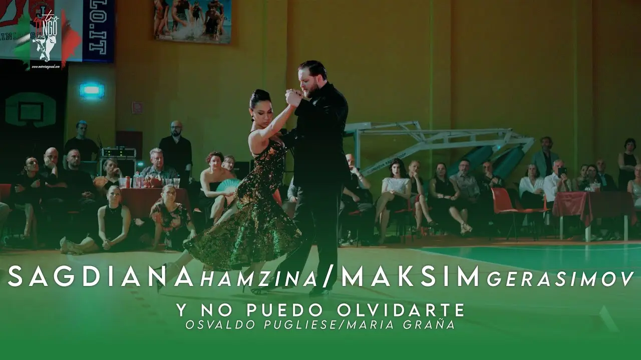 Video thumbnail for SAGDIANA HAMZINA & MAKSIM GERASIMOV - Y NO PUEDO OLVIDARTE - ITALIAN TANGO CUP 2025