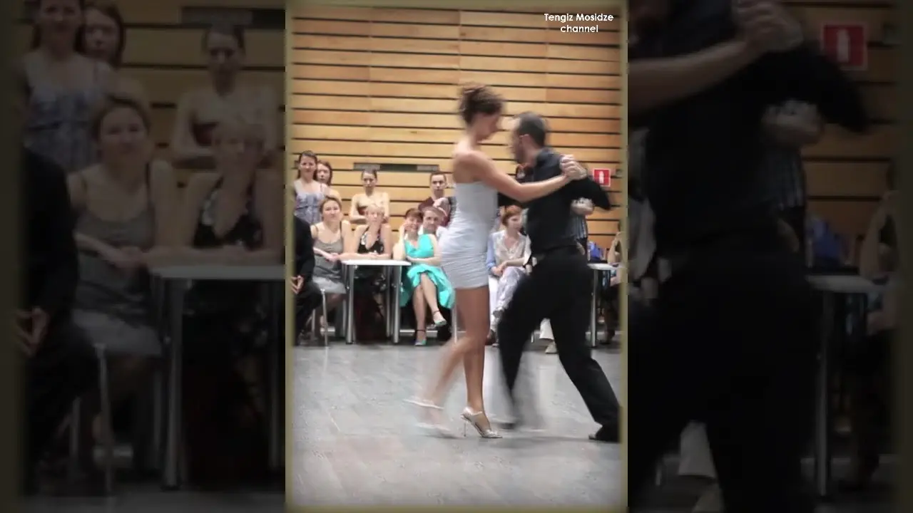 Video thumbnail for Tango dance video. 탱고 댄스 영상. 🕺💃 Giggio Giovanni and Solange Chapperon. Танго.