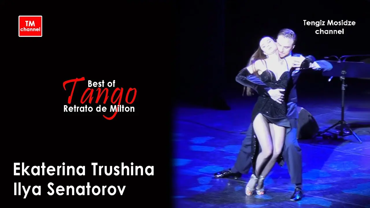Video thumbnail for Tango dance performance. 💃🕺Ekaterina Trushina and Ilya Senatorov with “Solo Tango Orquesta”. Танго.
