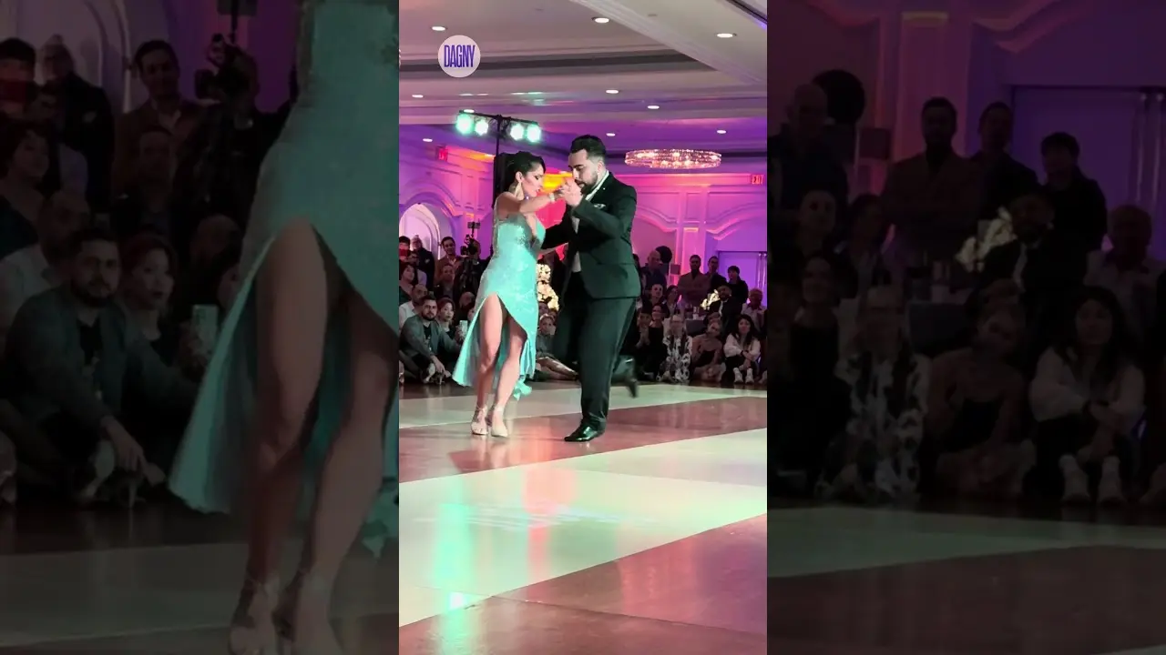 Video thumbnail for Clarisa Aragón & Jonathan Saavedra Argentine tango performance to Bochinche at SoCal 2025 (9/13)