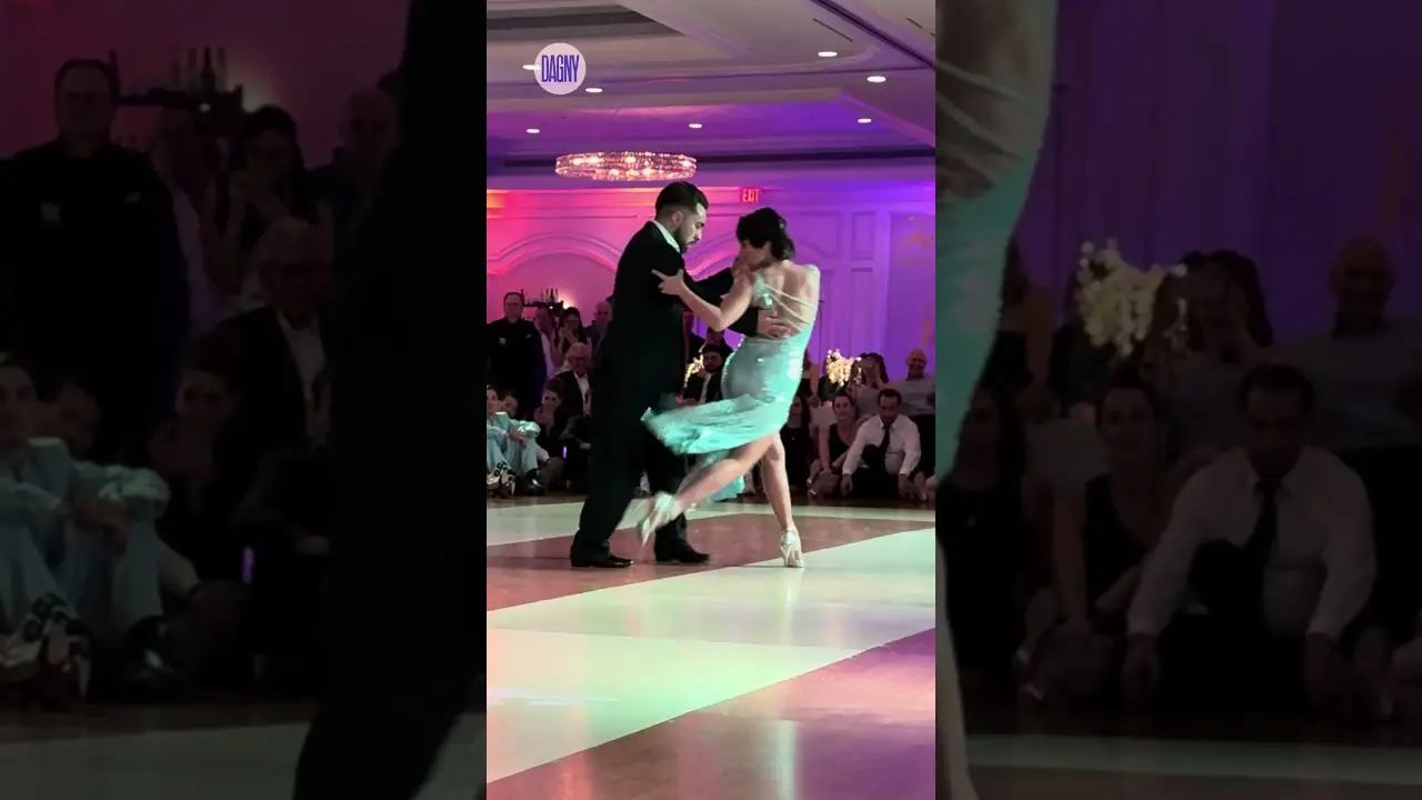 Video thumbnail for Clarisa Aragón & Jonathan Saavedra Argentine tango performance to Bochinche at SoCal 2025 (4 /13)