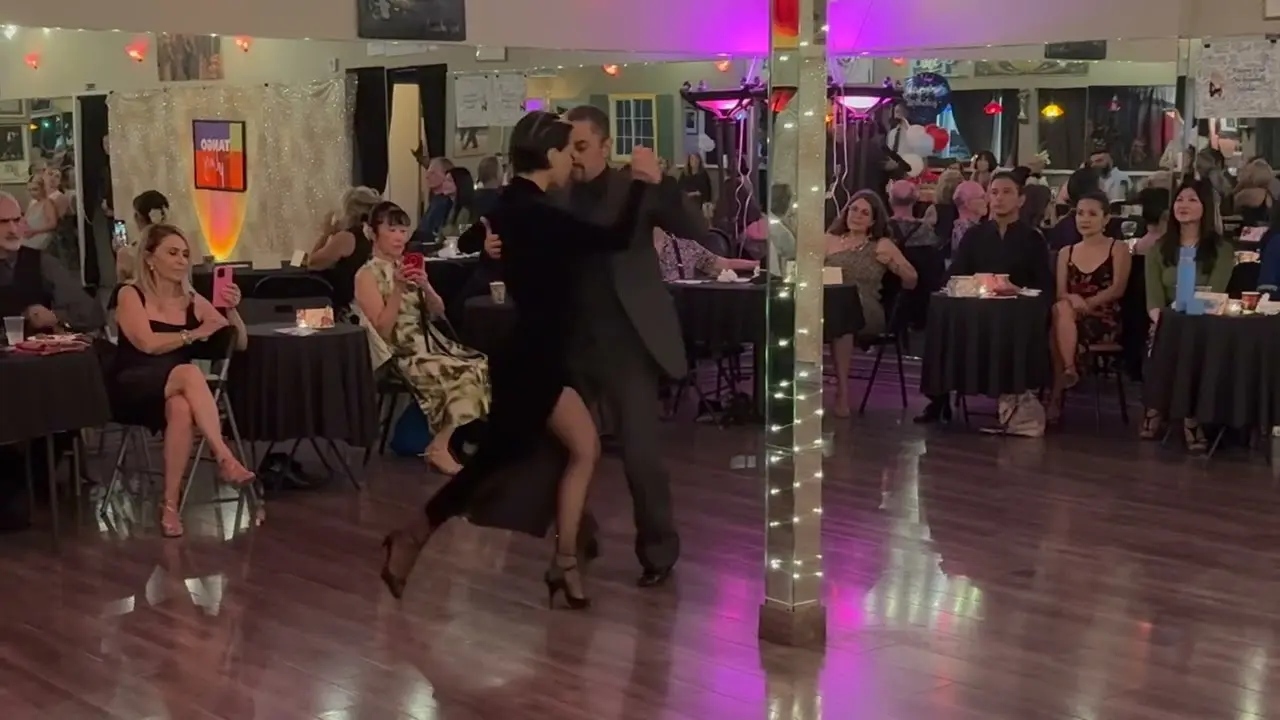 Video thumbnail for Tomas Galvan and Gimena Herrea at Tango Plus 1/3