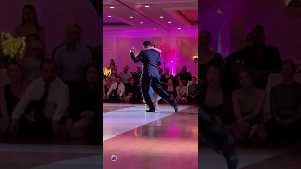 Video thumbnail for Clarisa Aragón & Jonathan Saavedra tango to “Mimosa” by Francisco Canaro at SoCal 2/8