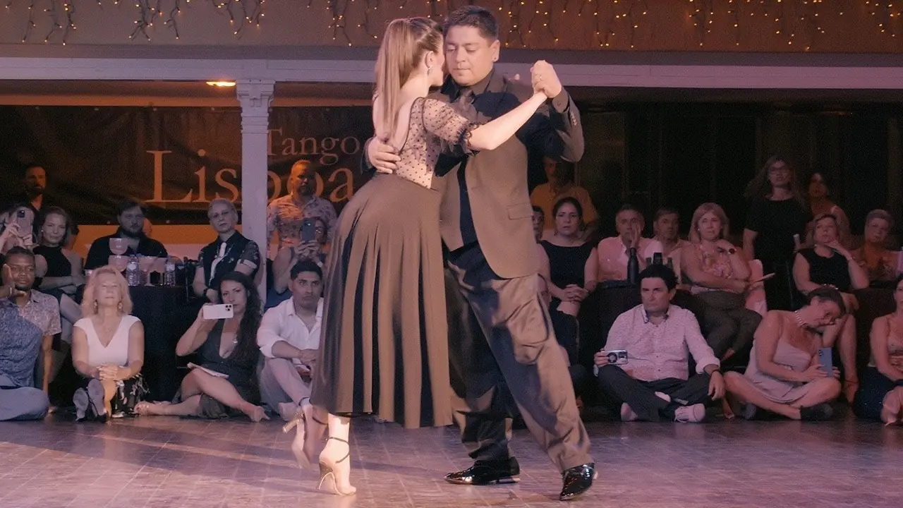 Video thumbnail for Agustina Piaggio and Carlitos Espinoza – A suerte y verdad at Lisbon Tango Festival 2025