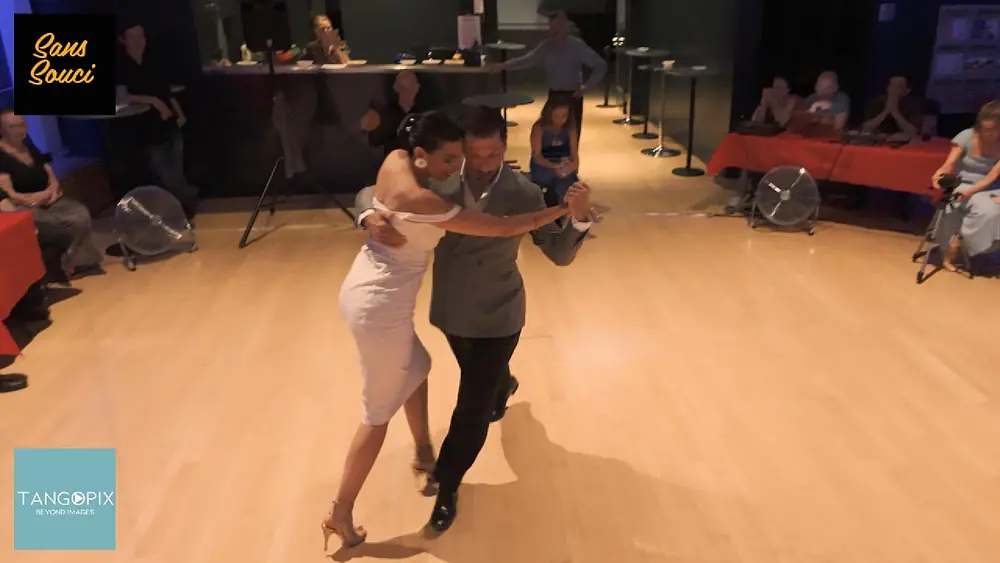 Video thumbnail for MILONGA SANS SOUCI '25 GENEVA - Eva Laura & Thomas dance Juan D'Arienzo - Milonga Querida