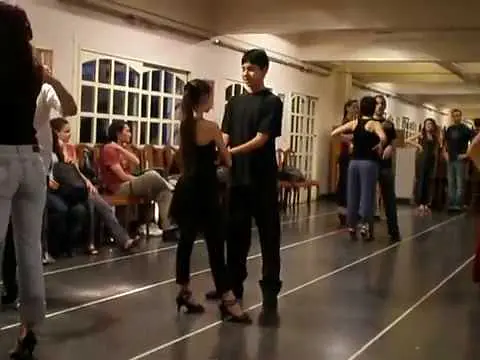 Video thumbnail for Sebastian Jimenez as a kid, learning tango, 2006 (15 years old) practica in Sunderland, Buenos Aires