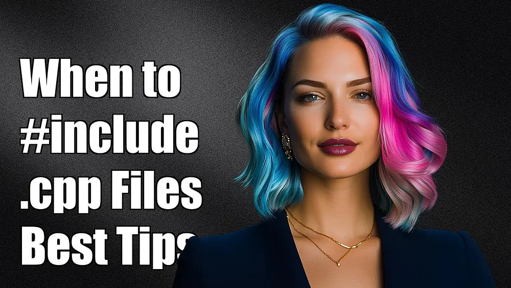 Video thumbnail of When to #include .cpp Files in C++: Best Practices and Common Mistakes