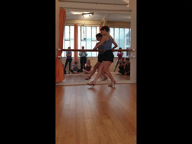 Video thumbnail for Adorning walk and pivots, Tango Followers Technique with Veronica Toumanova