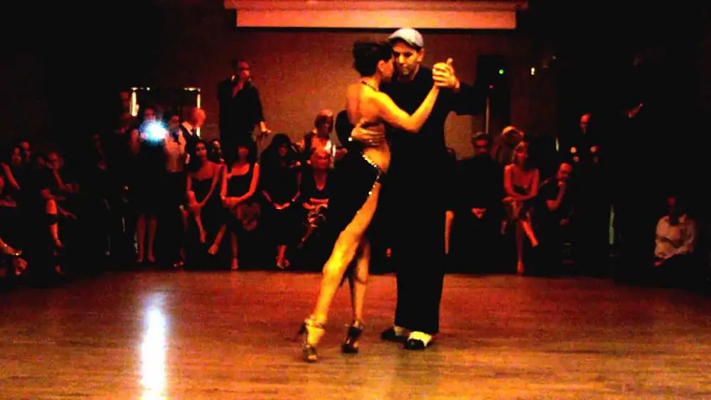 Video thumbnail for Angeles Chanaha and Tate Di Chiazza performing 2 of 3 at Milonga La Nacional, NYC