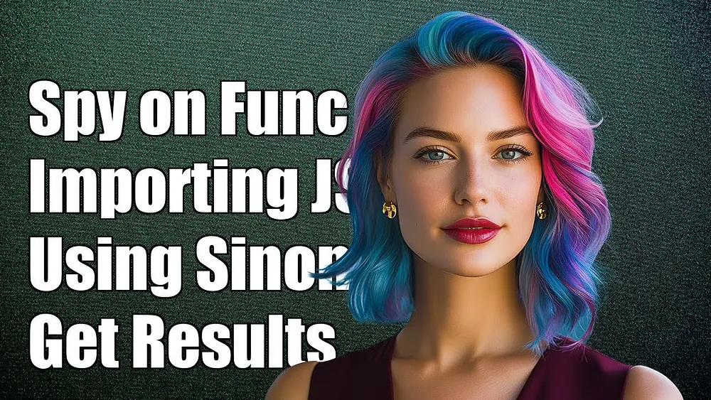 Video thumbnail of How to Spy on Imported Functions in JavaScript Using Sinon.js