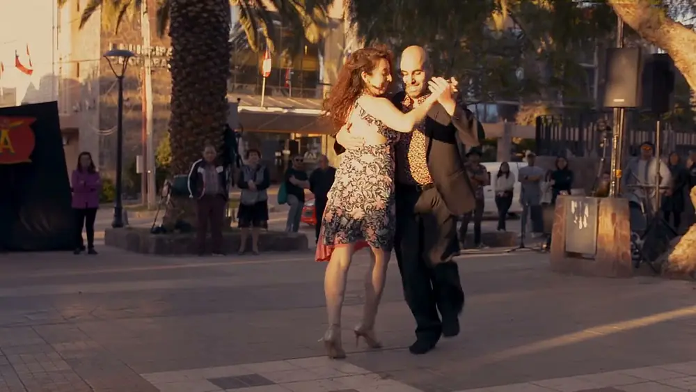 Video thumbnail for La Cicatriz (milonga) - Claudio Milán y Jessica Navarro- Tangolá, Combarbalá Chile