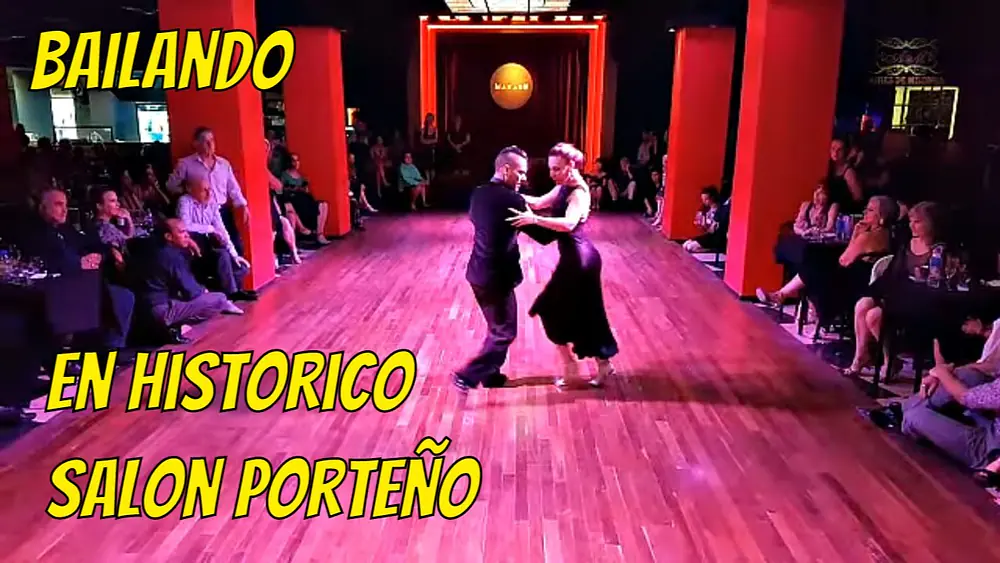 Video thumbnail for Tango baile, Leandro Capparelli, Jeannette Erazu, Milonga Parakultural, Marabu