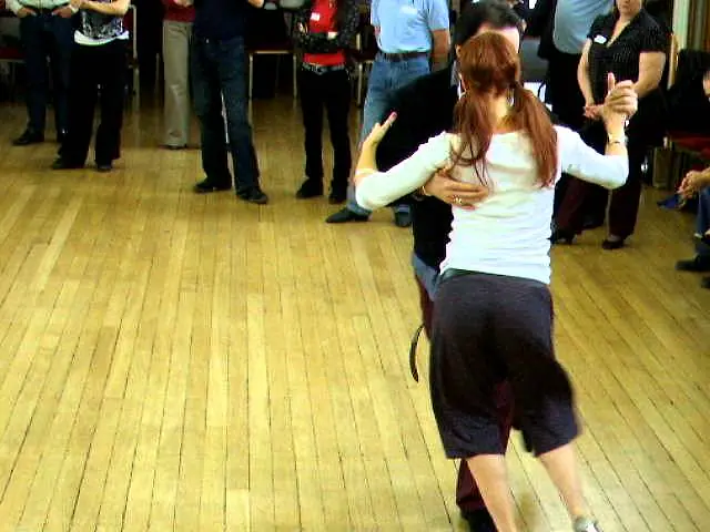Video thumbnail for TangoBootCamp Class demonstration Alexandra Wood and Stefano Fava Hove