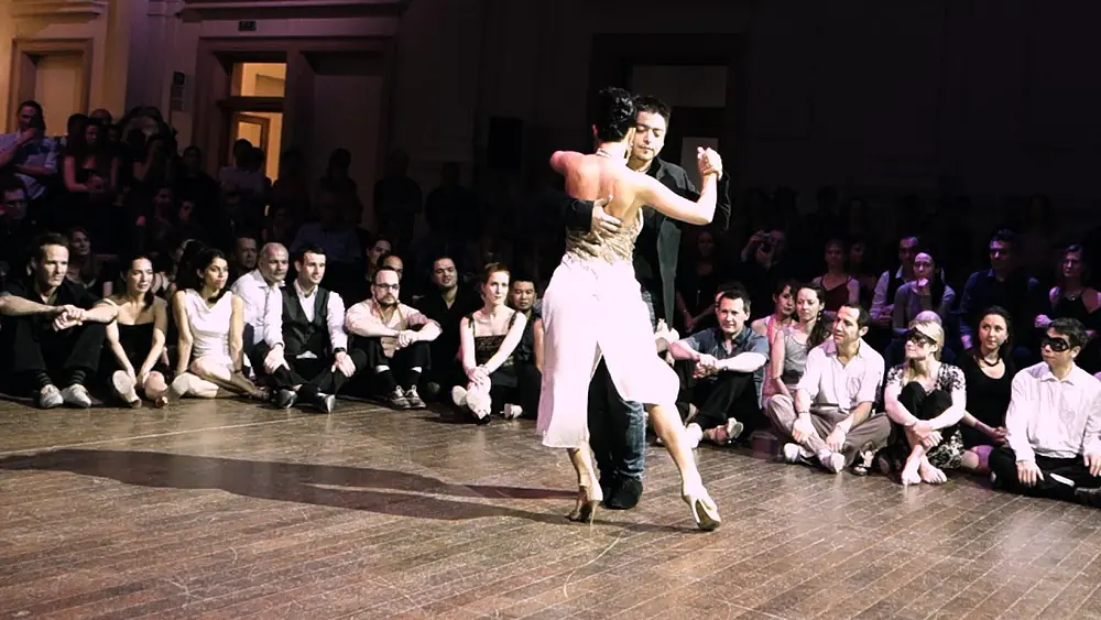 Video thumbnail for Tango: Valeria Maside y Carlitos Espinoza, 26/04/2015, Brussels Tango Festival, Random couples #1/5