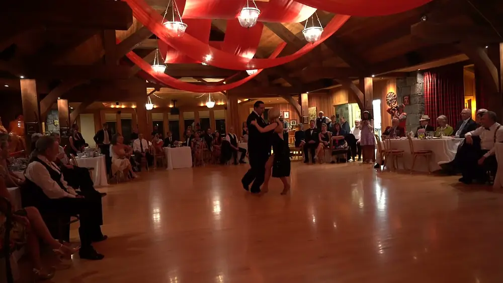 Video thumbnail for Stowe Tango Fest Milonga: Analia Carreño & Luis Ramirez dancing to "El Huracán"