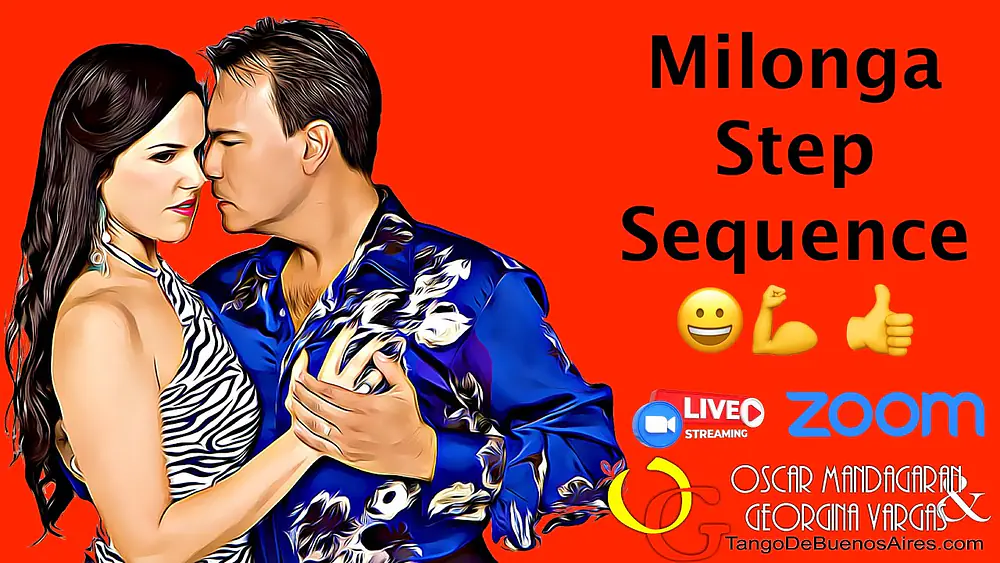 Video thumbnail for Milonga Step Sequence 😀💪 👍Oscar Mandagaran & Georgina Vargas