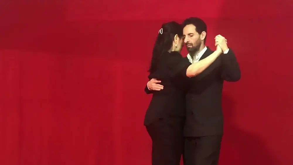 Video thumbnail for Tango, musicality, embellishments, lesson. Pablo Nievas and Flor Fraschina