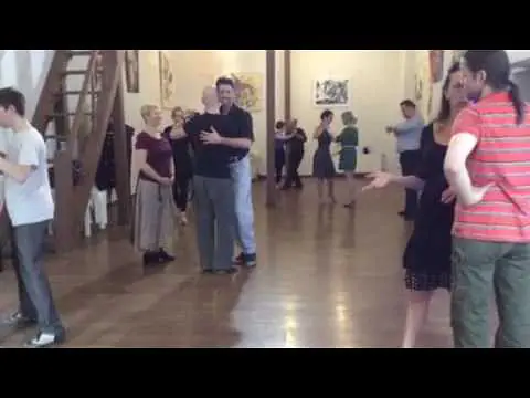 Video thumbnail for Nevskaya milonga 2017. Tango lesson by Jonny Lambert y Dulce Lauria