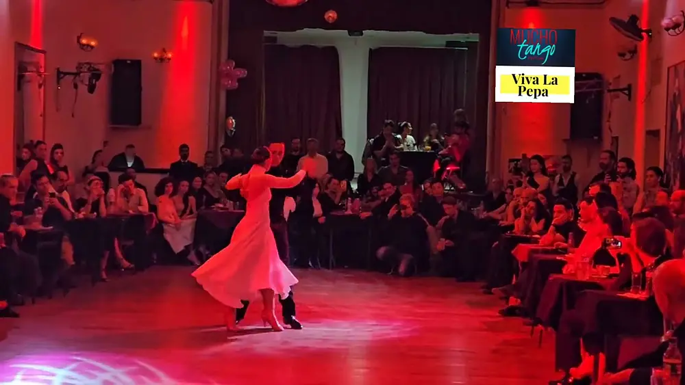 Video thumbnail for SUYAY QUIROGA y JONNY CARVAJAL,  Campeones Mundiales de Tango Pista 2023, en Viva La Pepa  (1/2)