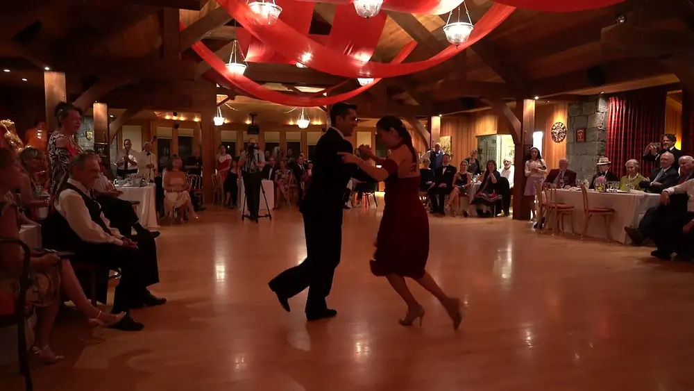 Video thumbnail for Daniel Juarez & Alejandra Armenti dancing to tango vals "Vibraciones Del Alma" by Francisco Canaro