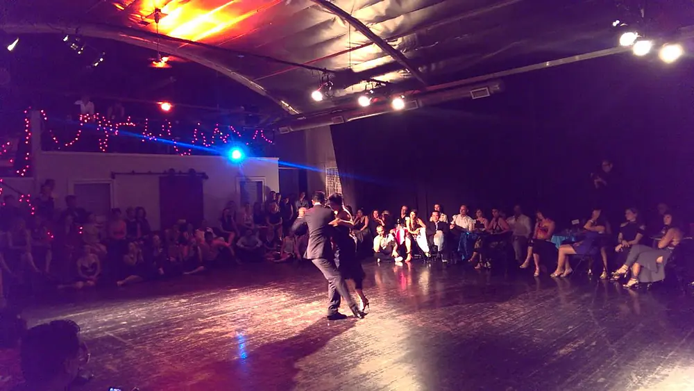 Video thumbnail for Sebastian Jimenez & Maria Ines Bogado at Milonga Luna 8/1/2014 3/4