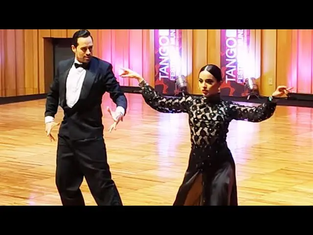 Video thumbnail for Si sos Brujo (Nicolás Ledesma) Iara Duarte y Jesús Paez. Semifinal Mundial de tango escenario 2023