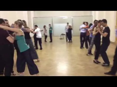Video thumbnail for Nevskaya milonga 2017. Tango lesson by Sara Westin y Juan Pablo Canavire