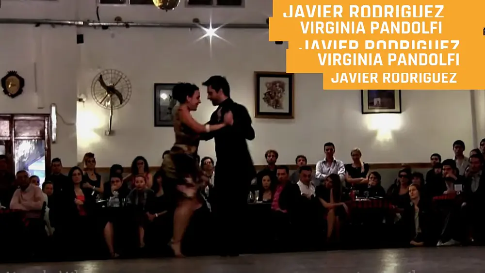 Video thumbnail for Milonga, Javier Rodriguez, Virginia Pandolfi Tango milonga La Baldosa tango Buenos Aires