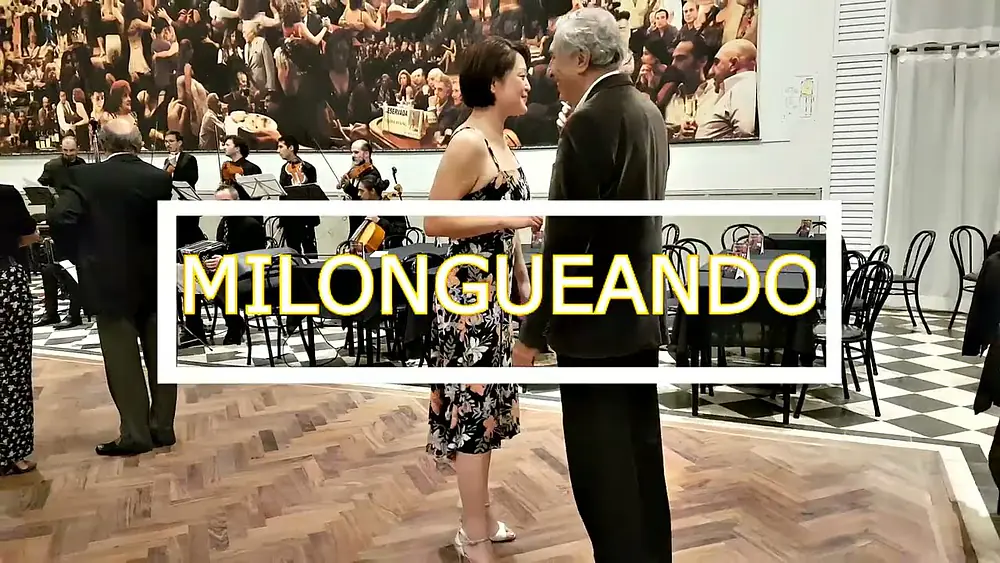 Video thumbnail for Milongueando con Pugliese,  Charlene Chiu, Carlos Neuman ,San Osvaldo orquesta de tango