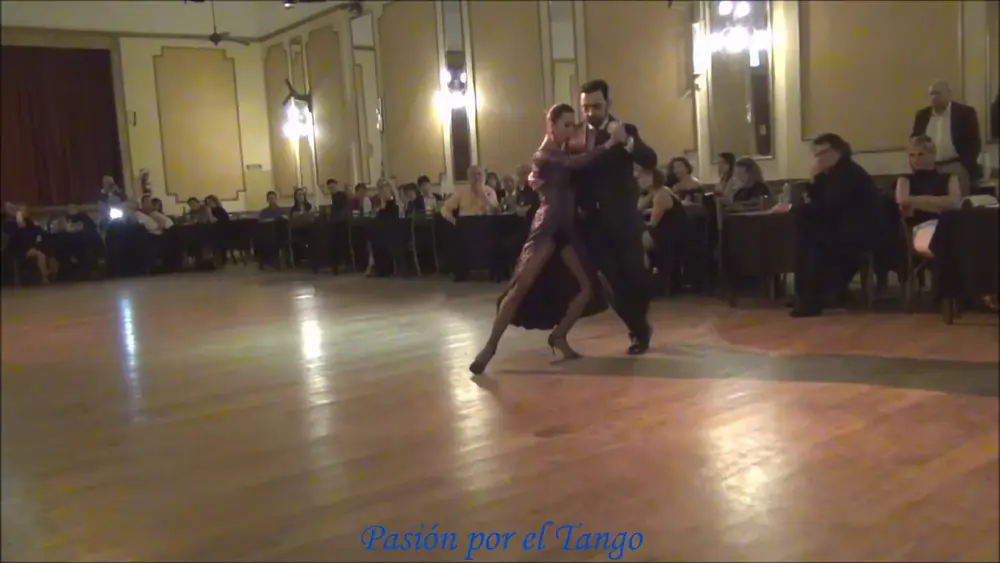 Video thumbnail for ROMINA LEVIN y DEMIAN GARCIA Bailando el Tango PATETICO en YIRA YIRA MILONGA