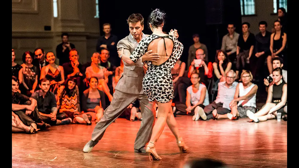 Video thumbnail for Tango: Valeria Maside y Sebastián Achaval, 01/05/2016, Brussels Tango Festival, Mixed couple 4/4
