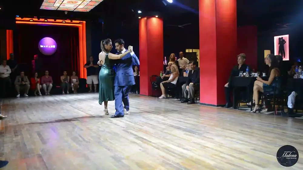 Video thumbnail for Virginia Gomez & Christian Marquez en Milonga Malena "COMO NINGUNA"!!! 1/4