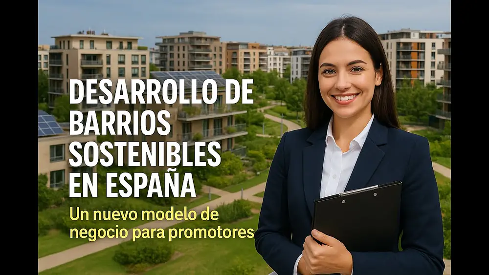 Video thumbnail of Barrios sostenibles en España: la nueva mina de oro para promotores inmobiliarios