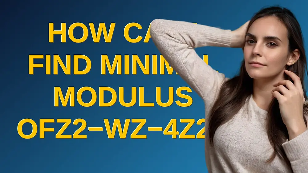 Video thumbnail of Mathematica: How can I find minimal modulus ofz2−wz−4z2−wz−4?