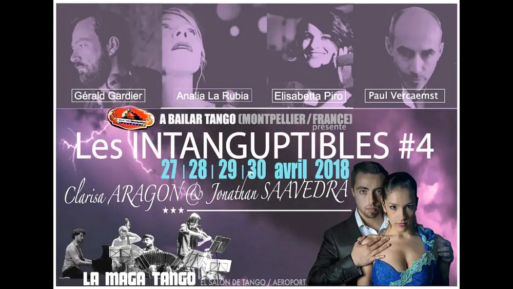 Video thumbnail for Clarisa Aragon & Jonathan Saavedra LA YUMBA live La Maga Tango MONTPELLIER INTANGUPTIBLES #4