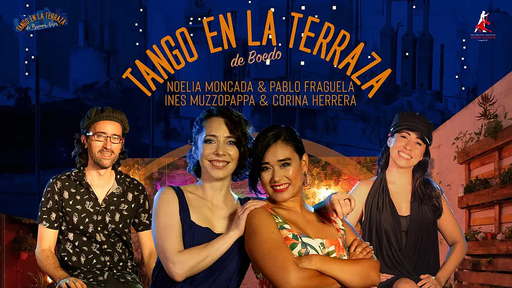 Video thumbnail for "MENTIRAS" x Noelia Moncada y Pablo Fraguela +Ines  Muzzopappa y Corina Herrera-Tango en la terraza