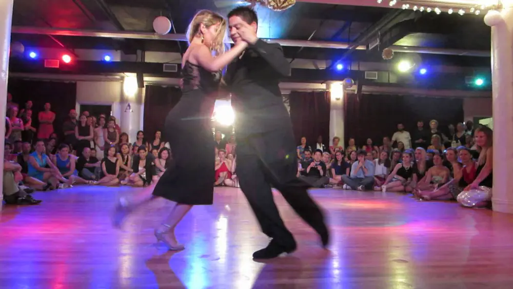 Video thumbnail for Carlitos Espinoza and Noelia Hurtado performance 5 @ All Night Milonga NYC June 25, 2016