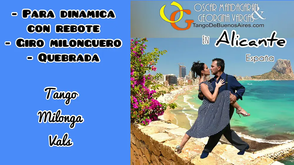 Video thumbnail for Musicalidad PARADA with rebound and #GIRO milonguero with QUEBRADA Georgina Vargas & Georgina Vargas