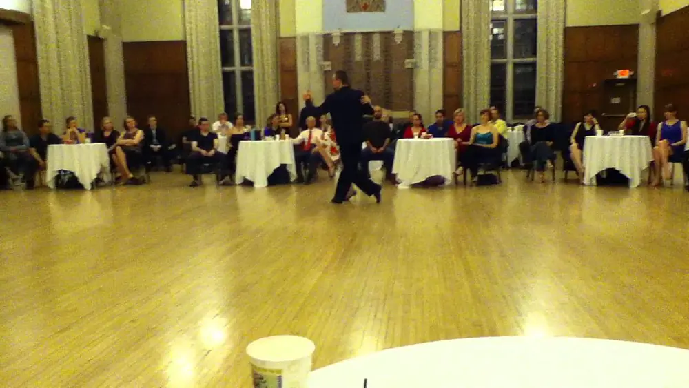 Video thumbnail for Jaimes Friedgen & Liz Hutchinson Tango Performance to DiSarli at 2013 May Madness Festival