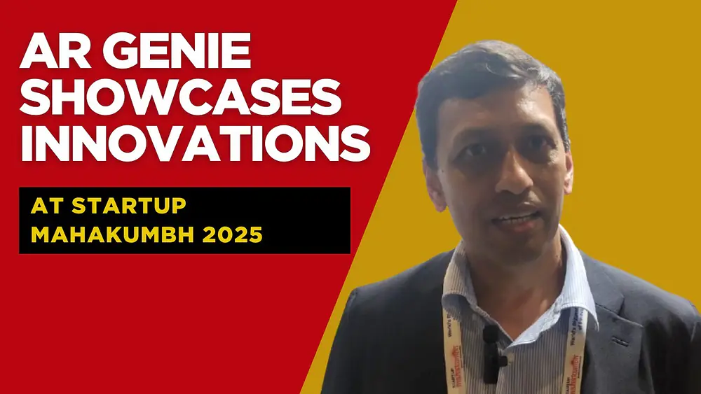 Video thumbnail of AR Genie at Startup Mahakumbh 2025 | Tarun Mehta speaks on Showcasing Innovations
