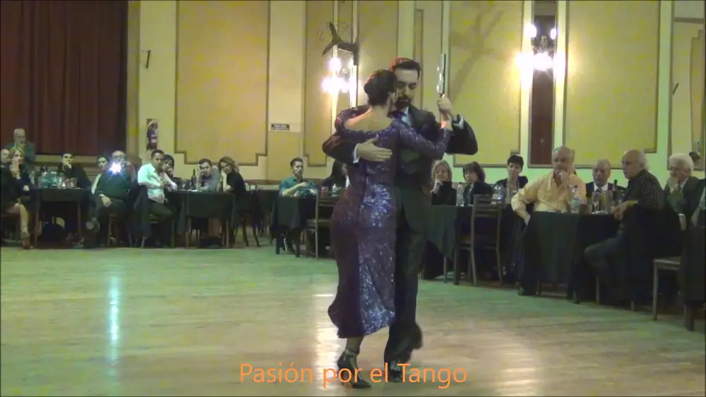Video thumbnail for ROMINA LEVIN y DEMIAN GARCIA Bailando el Tango TRISTEZA MARINA en YIRA YIRA MILONGA