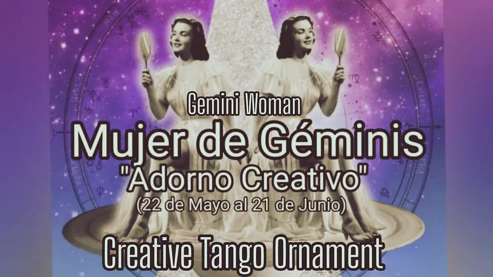Video thumbnail for ♊ #Tangogemini #zodiac #embellishment Women by Analía Centurión