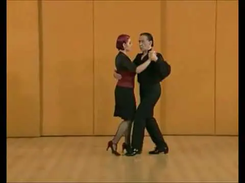 Video thumbnail for Tango 10, Sentada a la derecha & izquierda en 16 tiempos, Juan Carlos Copes