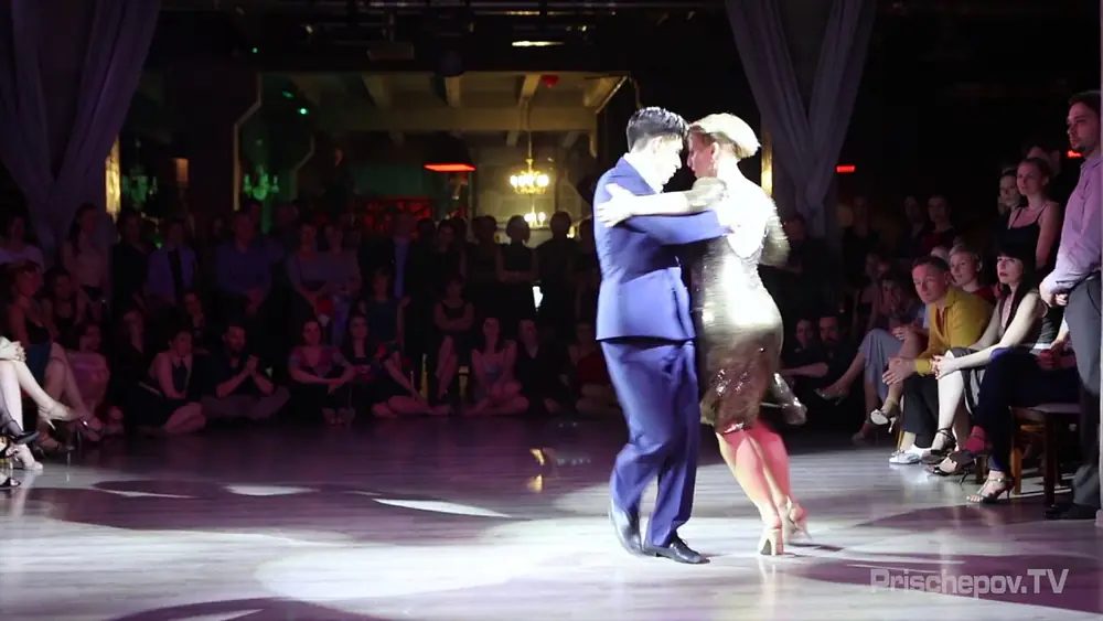 Video thumbnail for Sara Grdan and Ivan Terrazas, 4-4, Moscow, milonga "Ideal" PLANETANGO 6.04.2018